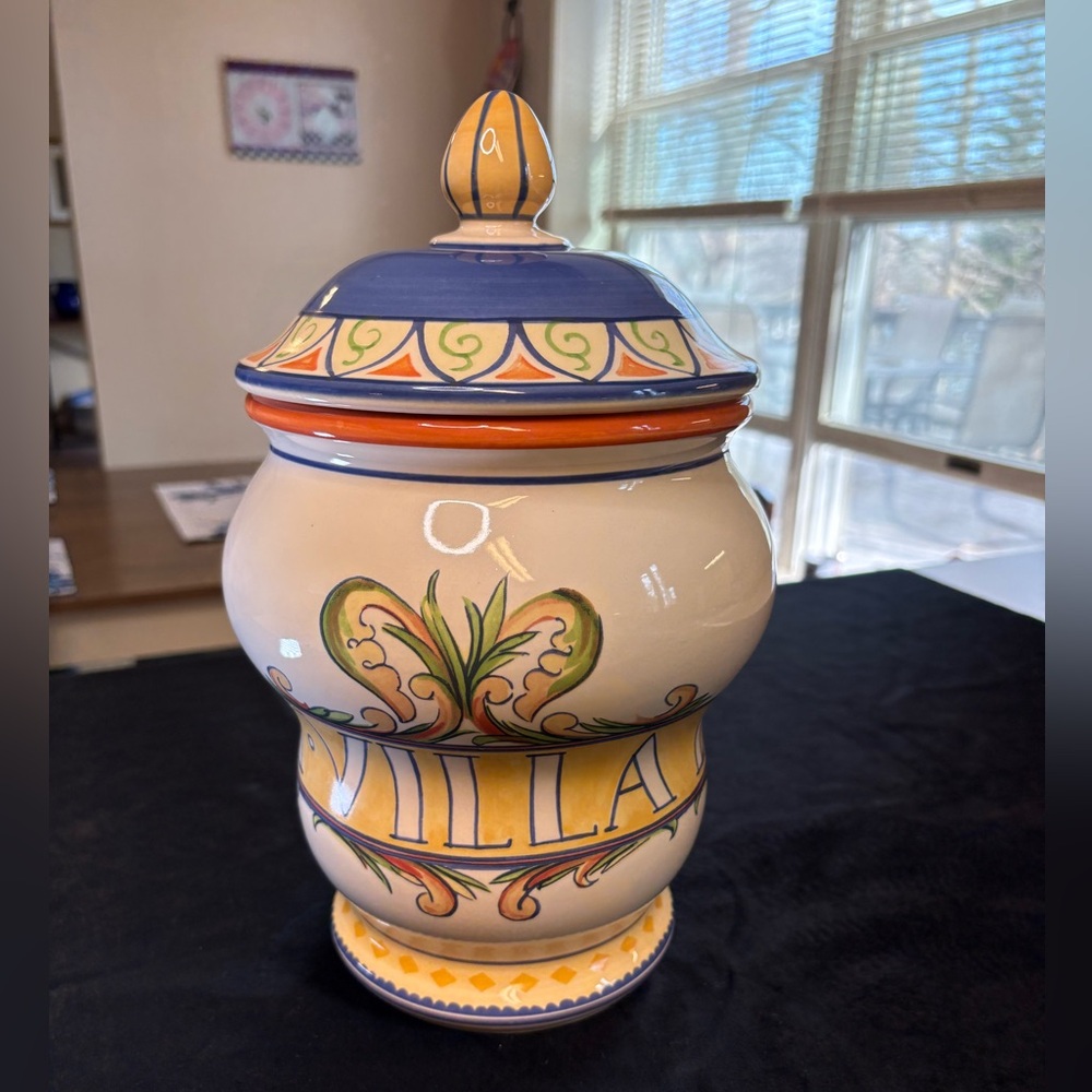 Pfaltzgraff Villa Della Luna Ceramic Storage Jar